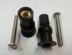 Image 1 Top Fixing Bolts for Bidets or toilet lids with no access to underside of the seat